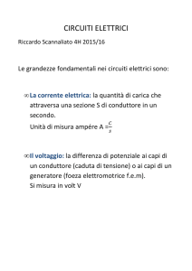 Circuiti Elettrici - NonSoloFisica.altervista.org