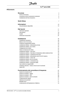 Sommario Sicurezza Quick Setup Informazioni Dati