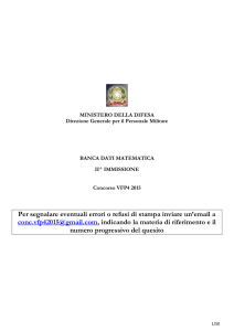 Per segnalare eventuali errori o refusi di stampa inviare un`email