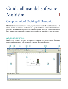 Guida all`uso del software Multisim 1 - IIS Falcone