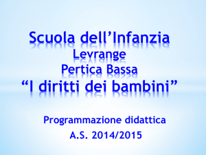 Scuola dell`Infanzia “I diritti dei bambini”