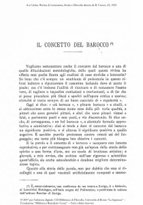 il concetto del. barocco - OJS