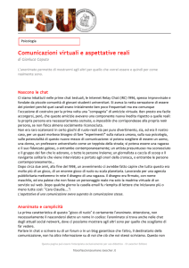 Comunicazioni virtuali e aspettative reali