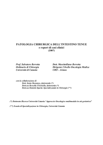 pat chirurgica tenue 2007 - Prof. Salvatore Berretta