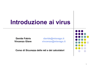 Introduzione ai virus