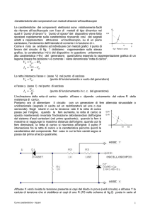 Caratteristiche dinamiche all`Oscilloscopio