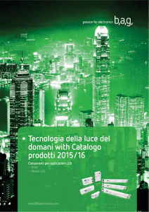 Tecnologia della luce del domani with Catalogo prodotti 2015/16