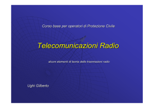 Telecomunicazioni Radio - protezione civile scorze` proteco onlus