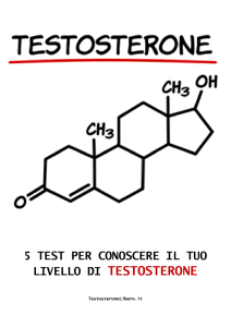 Articolo 1 - 5 Test per il tuo Testosterone - Non