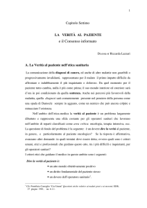 e il Consenso informato - Diocesi di Porto