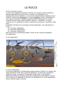 Rocce per esame - Io Studio al Fermi