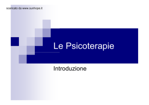 Le Psicoterapie