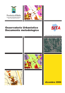 Osservatorio Urbanistico Documento metodologico