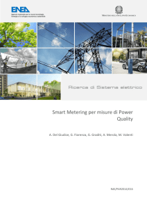 Smart Metering per misure di Power Quality