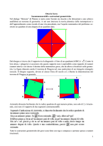 Ottavio Serra Incommensurabili e costruzioni geometriche. Nel