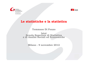 Le statistiche e la statistica