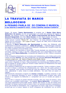 La Traviata di Marco Bellocchio a Pesaro PDF