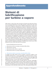 Sistemi di lubrificazione per turbine a vapore