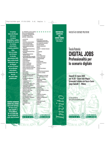 digital jobs - Università Cattolica del Sacro Cuore