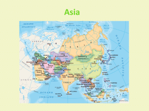 Asia: il continente, introduzione generale