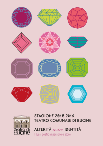 STAGIONE 2015 2016 TEATRO COMUNALE DI BUCINE ALTERITA