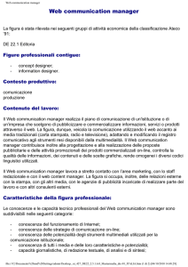 Web communication manager - ISFOL