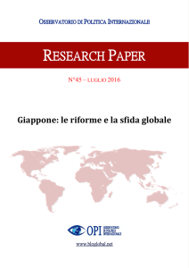 Giappone: le riforme e la sfida globale