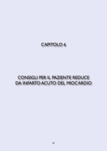 CAPITOLO 6 CONSIGLI PER IL PAZIENTE REDUCE DA INfARTO