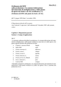 Ordinanza del DFE dell` 11 giugno 1999 sulla produzione