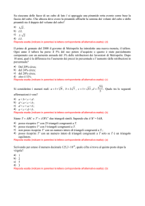 Domande prova di recupero a.a. 2010/2011