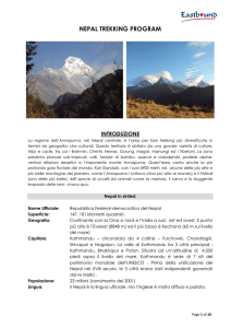 Nepal Trekking Program