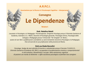 le dipendenze - home page