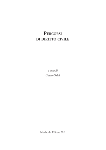 percorsi di diritto civile