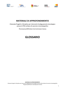 glossario - Regione Sicilia