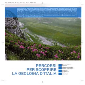 percorsi per scoprire la geologia d`italia