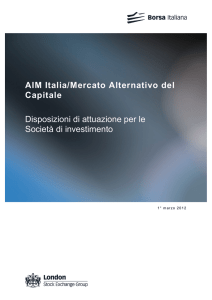 AIM Italia/Mercato Alternativo del Capitale