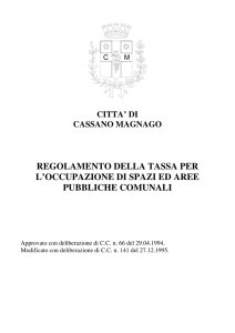 Scarica allegato - Comune di Cassano Magnago
