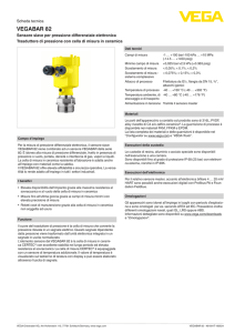 Data sheet - VEGABAR 82 - Sensore slave per pressione