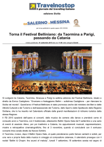 Torna il Festival Belliniano: da Taormina a Parigi