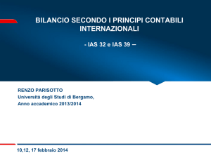 Nessun titolo diapositiva - Università degli studi di Bergamo