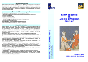carta servizi medici di medicina generale