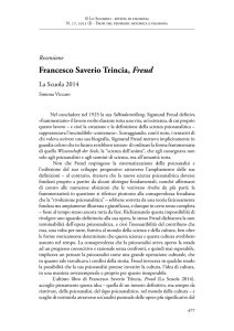 Recensione Francesco Saverio Trincia, Freud