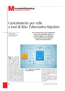 Caricabatterie per celle a ioni di litio: l`alternativa