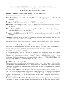 modalità e programma d`esame