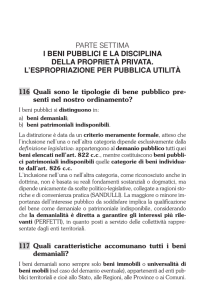 parte settima i beni pubblici e la disciplina della proprietà privata