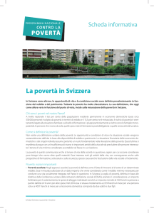 La povertà in Svizzera - Der Bundesrat admin.ch