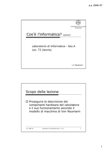 Cos`è l`informatica? (parte2)