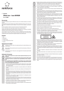 Effetto luce - laser 001RGM