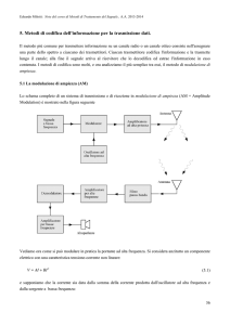 5. Metodi di codifica dell`informazione per la trasmissione dati.