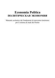 Economia Politica Manuale cap I-IV